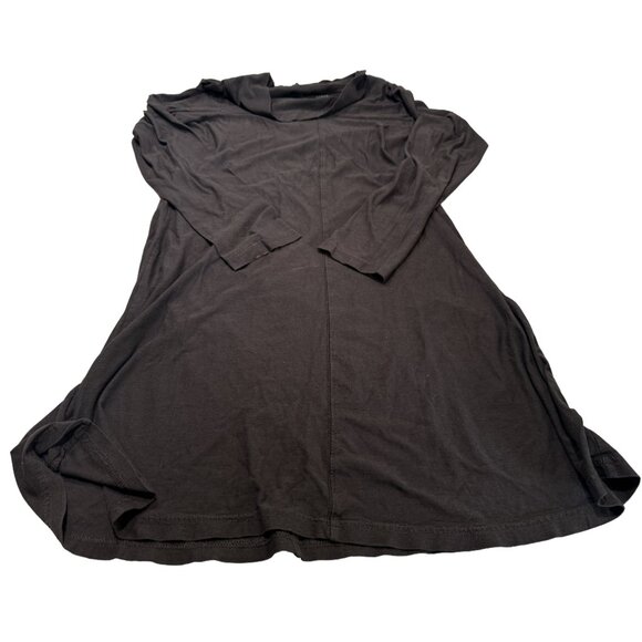 Horny Toad Maroon Mock Neck Long Sleeve Light Stretchy Dress Womens L (FLAW) - Picture 3 of 16